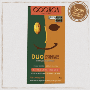 Chocolate Duo Ammo 70% Caramelo Vegano Cookoa 75g