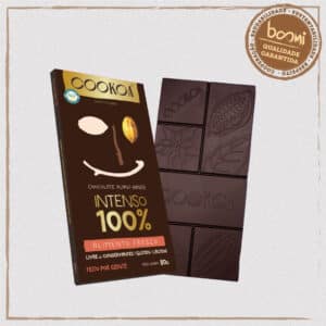 Chocolate Intenso 100% Cacau Vegano Cookoa 80g