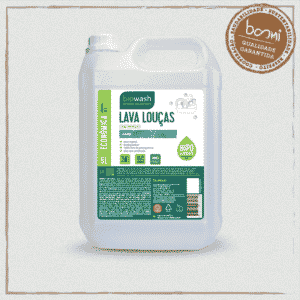 Detergente Lava Louças Menta Biodegradável Biowash 5L