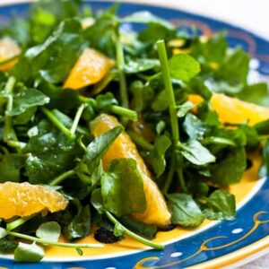 Salada de Agrião com Laranja