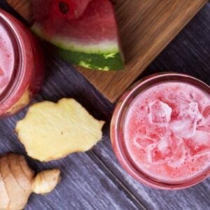 Ingredientes da Receita de Suco de Melancia com Gengibre