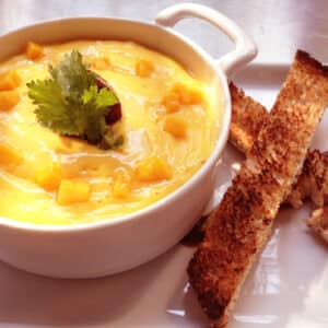 Ingredientes da Receita de Sopa de Manga e Gengibre
