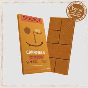 Chocolate Caramelo Vegano Cookoa 80g
