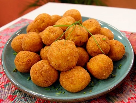 Receita de Bolinho de Batata-doce e Frango