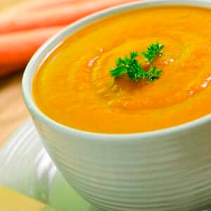 Ingredientes de Sopa de Cenoura com Gengibre e Missô