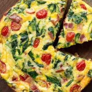 Ingredientes da Receita de Omelete com Rúcula e Tomate