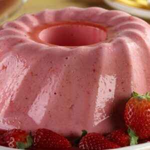 Ingredientes da Receita de Gelatina de Iogurte de Morango