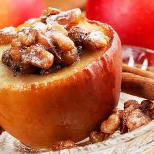 Ingredientes da Receita de Maçãs com Nozes