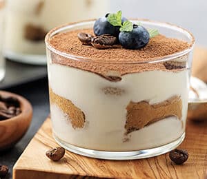 Ingredientes de Verrine de Tiramisù Diet