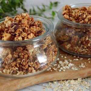 Ingredientes da Receita de Granola de Pasta de Amendoim