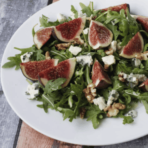 Ingredientes da Receita de Salada de Rúcula com Gorgonzola e Figo