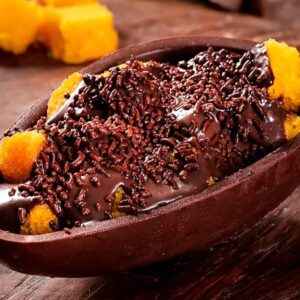 Ingredientes da Receita de Ovo de páscoa com bolo de cenoura