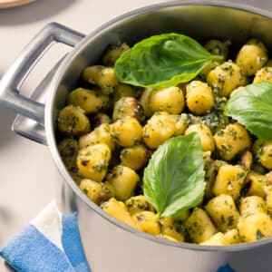 Ingredientes da Receita de Nhoque Tostado de Mandioquinha ao Pesto