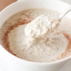 Ingredientes da Receita de Mingau de aveia com claras de ovo