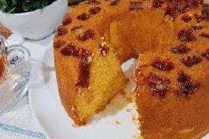 Ingredientes de Bolo de Fubá com Goiabada sem Glúten