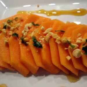 Ingredientes da Receita de Papaia com Calda de Laranja