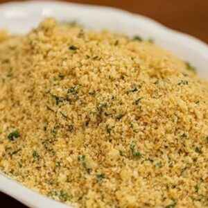 Ingredientes da Receita de Farofa de Pão Vegana