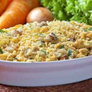 Ingredientes da Receita de Farofa de Casca de Melancia