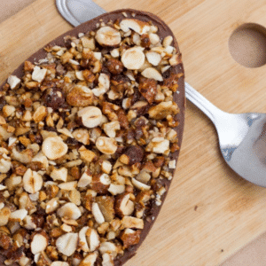 Ingredientes da Receita de Ovo de Páscoa de Colher Proteico
