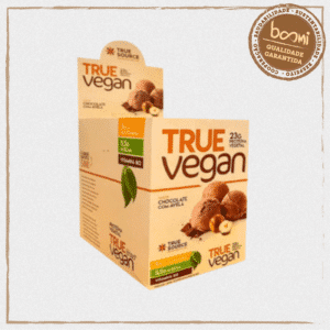 Proteína True Vegan Chocolate com Avelã 34g True Source 10 Sachês