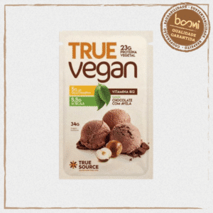 Proteína True Vegan Chocolate com Avelã Sachê True Source 34g