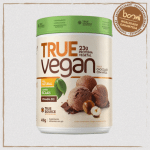 Proteína True Vegan Chocolate com Avelã True Source 418g