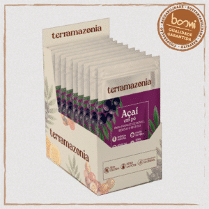Açaí em Pó Sem Glúten Sachê 25g Terramazonia 10 Unidades