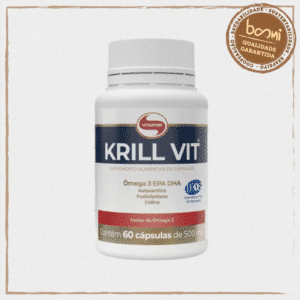 Óleo de Krill 500mg Vitafor 60 Cápsulas