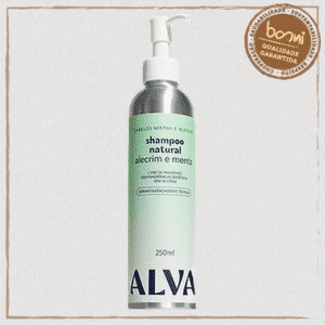Shampoo Vegano Alecrim e Menta Alva 250ml