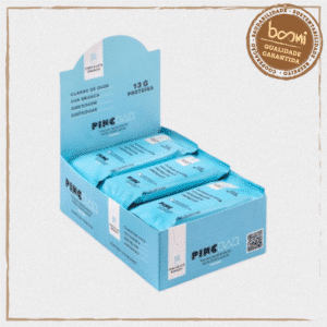 Barra de Proteína Chocolate Branco Sem Açúcar 50g Pincbar 12 Unidades