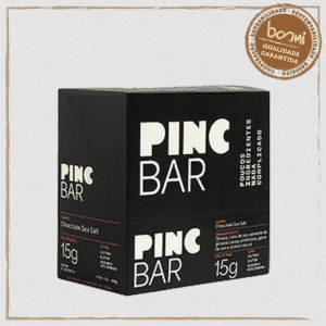Barra de Proteína Chocolate Sea Salt Sem Açúcar 50g Pinc Bar 12 Unidades