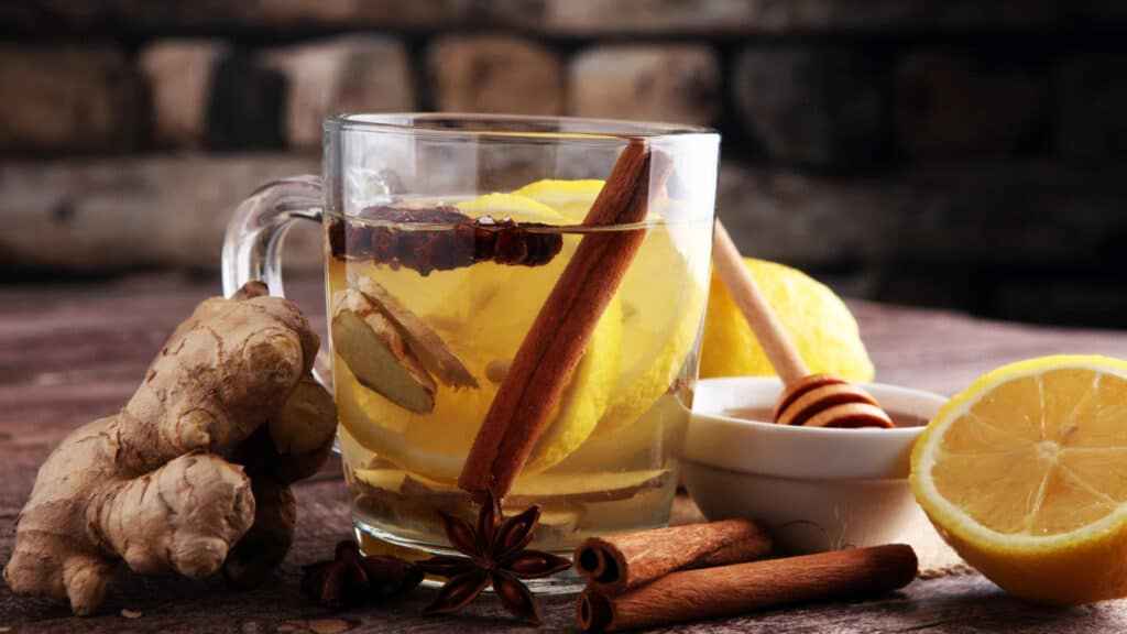 Ingredientes da Receita de Chá Termogênico de Canela Gengibre e Cravo