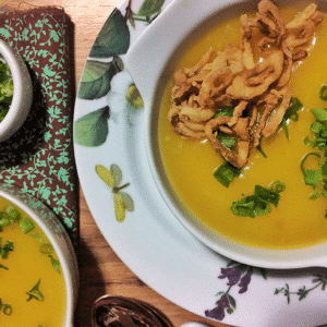 Receita de Caldo de Mandioca com Gengibre