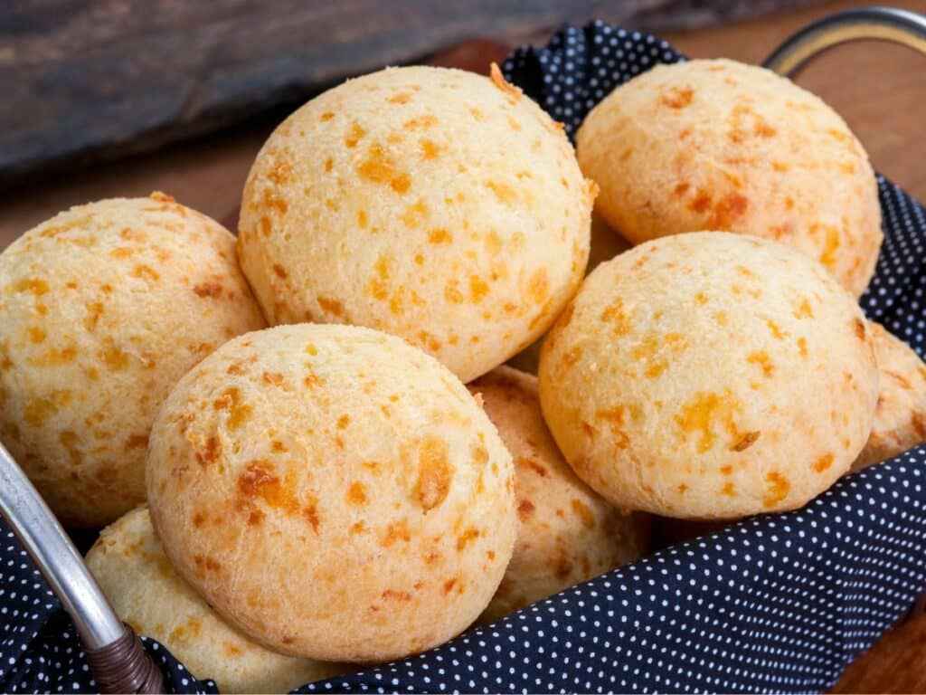 Ingredientes da Receita de Pão de queijo de tapioca