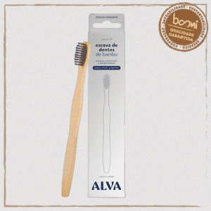 Escova Dental Bambu Cerdas Super Finas Adulto Alva 1 Unidade