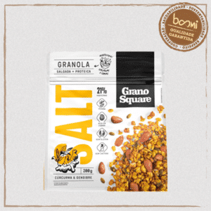 Granola Salgada Protein Cúrcuma e Gengibre GranoSquare 200g