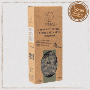 Macarrão Fusilli Com Espinafre Sem Glúten Origens 200g