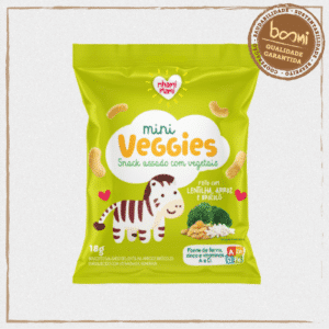 Snack Infantil Mini Veggies Lentilha e Brócolis Nhami Mami 18g