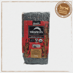 Arroz Exótico Preto Orgânico Biodinâmico Demeter Volkmann 500g