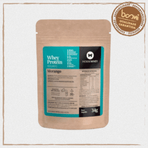 Whey Protein Isolado Morango Sachê Housewhey 34g