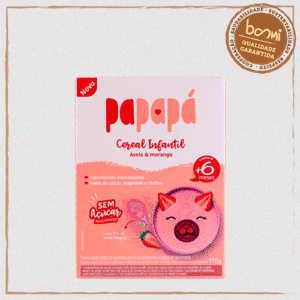 Cereal Infantil Aveia, Morango e Beterraba Papapá 170g