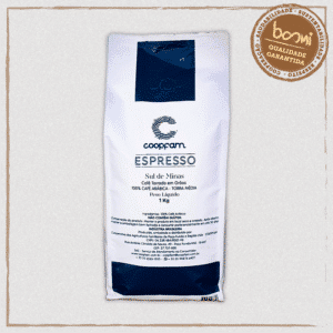 Café Espresso Torrado em Grãos Coopfam 1kg