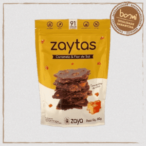 Biscoito Zaytas Caramelo Sem Glúten Zaya 80g