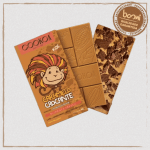 Chocolate Caramelo Crocante Vegano Cookoa 80g