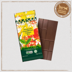 Chocolate Theobroma Grandiflorum 80% Cupuaçu Orgânico Amma Chocolate 80g