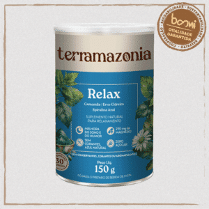 Relax Camomila, Erva Cidreira e Spirulina Azul Terramazonia 150g