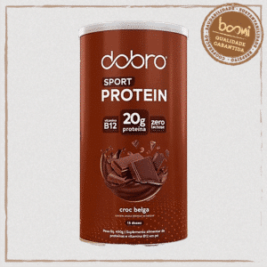 Proteína Vegana Chocolate Belga Dobro 450g