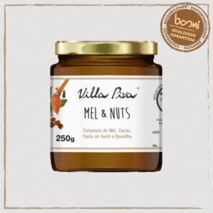 Mel e Nuts com Cacau e Baunilha Villa Piva 250g