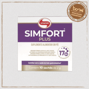 Simfort Plus Probiótico com 4 Espécies 2g Vitafor 10 Sachês