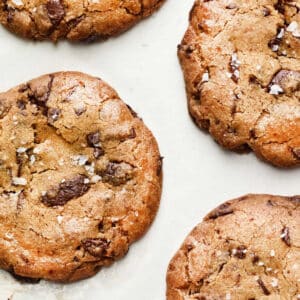 Ingredientes da Receita de Cookie vegano de biomassa de banana com chocolate